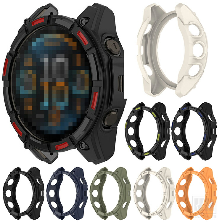 Garmin Quatix 8 �P�[�X Quatix8 47mm / 51mm TPU �ϏՌ��P�[�X/�J�o�[ �K�[�~�� �N�A�e�B�N�X8 �\�t�g�P�[�X �J�o�[ �ی�P�[�X/�J�o�[