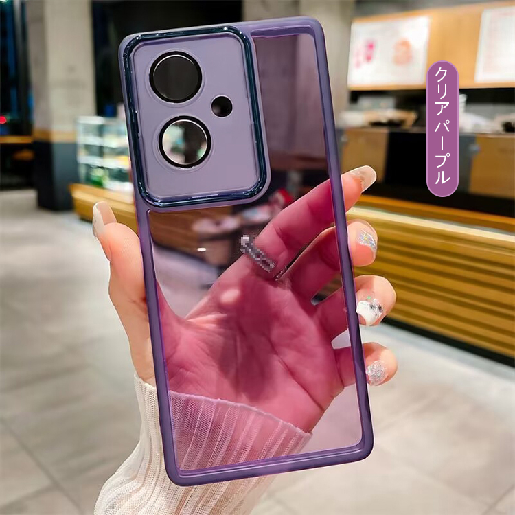OPPO Reno11 A ケース F 5G 耐衝撃 カバー クリア 透明 かわいい TPU