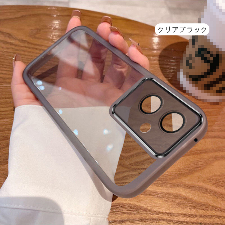 OPPO Reno11 F 5G ケース耐衝撃 カバー カメラ保護あり クリア 背面透明 かわいい  TPU ソフト ケース/カバー シンプル オッポ リノ11 F 5G アンドロイド |  | 04
