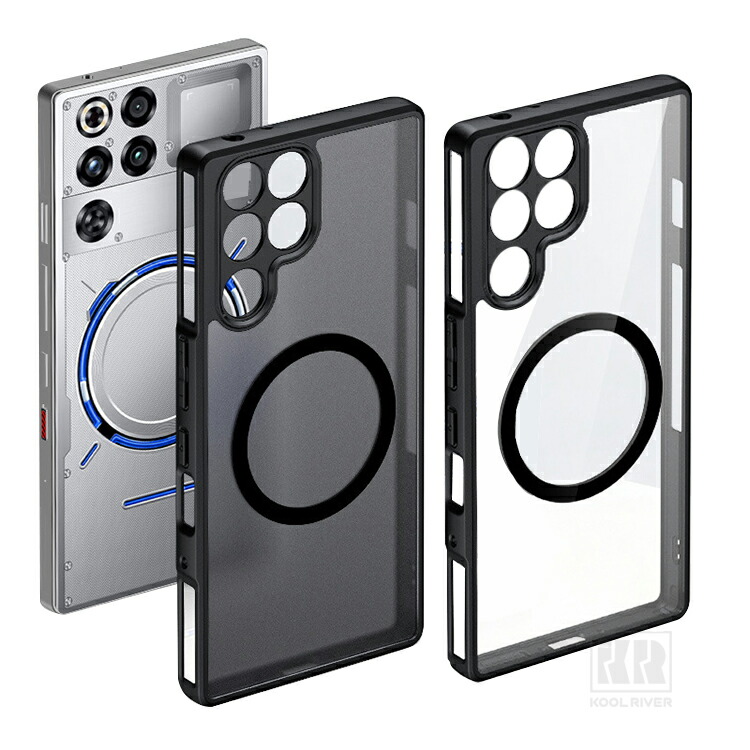 REDMAGIC 11S Pro �N���A �P�[�X 11SPro+ �J�o�[ �w�ʃ}�b�g������ �w�ʃP�[�X Qi�[�d ���C�����X�[�d �Ή� Nubia �k�r�A ���b�h�}�W�b�N11S�v��/11S�v��