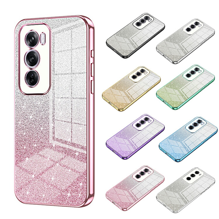 OPPO Reno12 �P�[�X Reno12 Pro �ϏՌ� �J�o�[  �O���f�[�V���� ���炫�� ���킢�� ���b�L TPU �\�t�g�P�[�X �O���b�^�[ ������