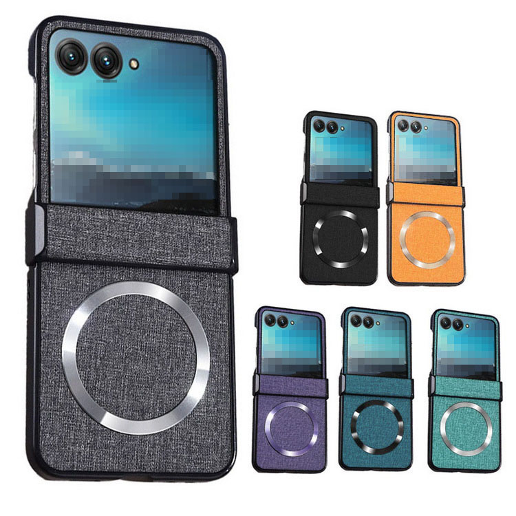 Moto Razr 50/50s/50d P[X Razr 50 Ultra LoX Qi[d CX[d Ή wʃP[X Motorola g[ [U[50 / 50 Eg 