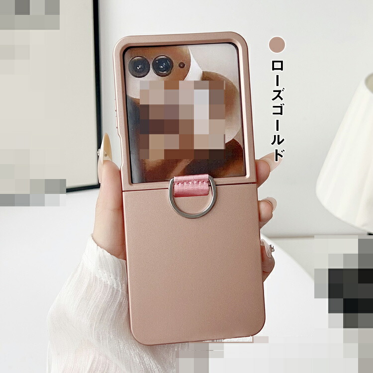 Razr 60/60s/60d ケース Razr60 Ultra カバー リング付き ストラップ