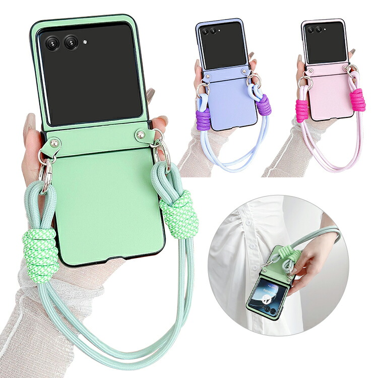 Razr 60/60s/60d �P�[�X Razr60 Ultra �ϏՌ� �J�o�[ PU���U�[+�v���X�`�b�N ������ �x���g  �n���h�X�g���b�v �����h�~�x���g �Ў葀�� ����� �܂肽���݌^