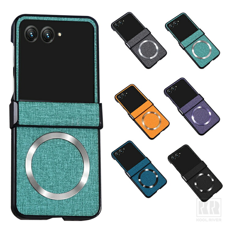 Insta Razr 70/70s/70d�Ή� �P�[�X Razr70 Ultra �ϏՌ� �J�o�[ PU���U�[ �܂肽���݌^  Qi�[�d ���C�����X�[�d�Ή� �V���v�� ������ Motorola ���g���[��