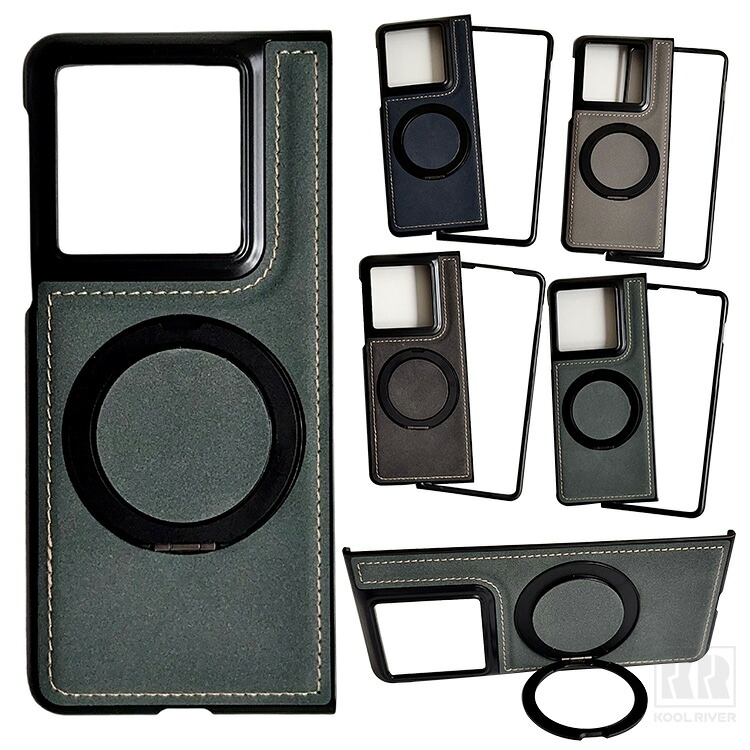 Razr Fold �P�[�X �ϏՌ� �J�o�[ PU���U�[+�v���X�`�b�N �n�[�h�P�[�X ��̌^�����O�t�� �X�^���h�@�\ Qi�[�d ���C�����X�[�d�Ή� Motorola ���g ���C�U�[