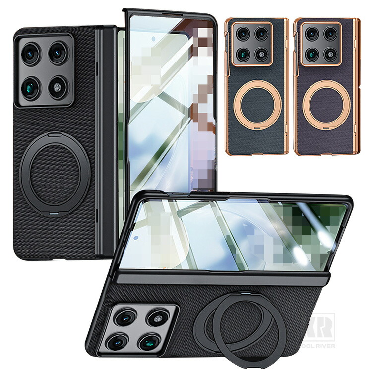 Razr Fold�Ή� �P�[�X �ϏՌ� �J�o�[ �����K���X+PU���U�[+�v���X�`�b�N �����O�t�� �X�^���h�@�\ �O�ʋ����K���X Motorola ���g ���C�U�[