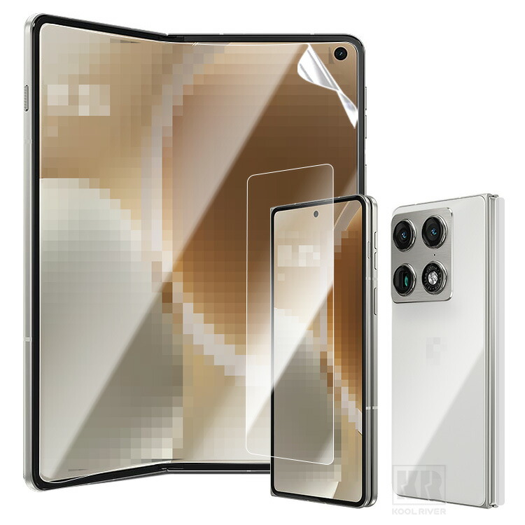 Insta Razr Fold�Ή� �t���ی�t�B����+�T�u�f�B�X�v���C�t���ی�t�B����+�w�ʕی�t�B����+���ʕی�t�B���� TPU�f�� ���� ���g���[�� ���C�U�[