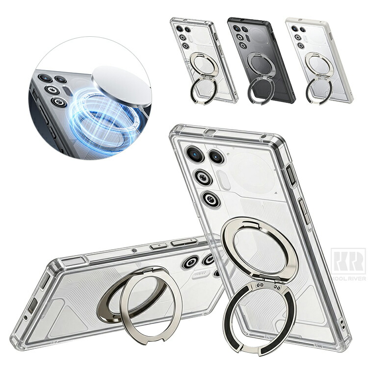 Insta REDMAGIC 11 Air�Ή� �P�[�X �ϏՌ� �J�o�[ �w�ʔ������}�b�g�d�l Qi�[�d ���C�����X�[�d�Ή� �����O�t�� �X�^���h�@�\ ������ ���킢�� �V���v��