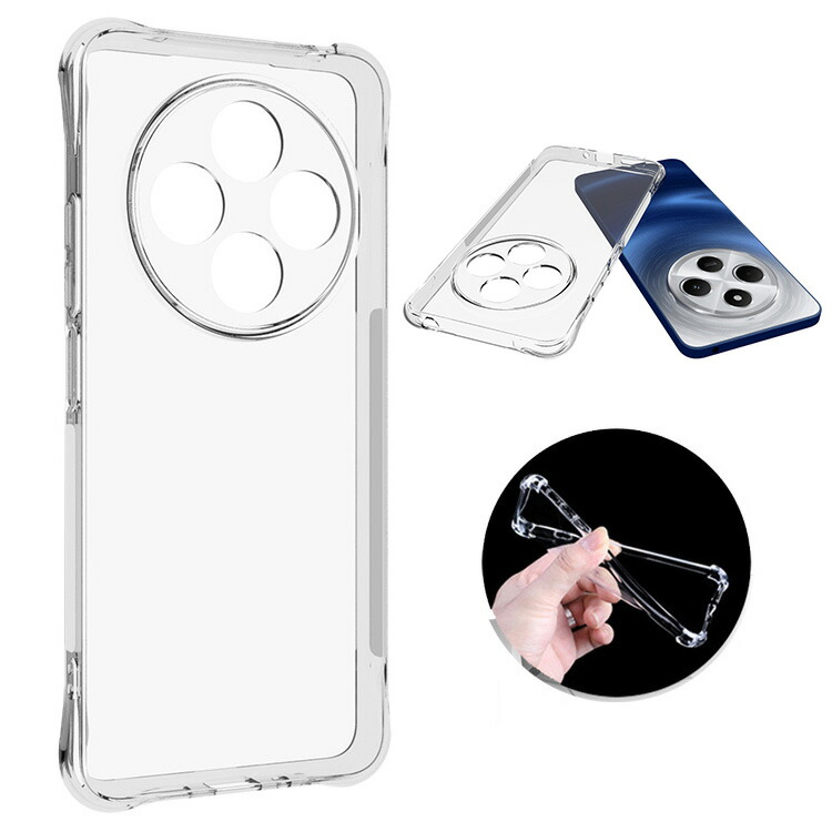 Redmi 14C �N���A�P�[�X �ϏՌ� �J�o�[ �V���v�� �N���A ���� �p �ی� �R�[�i�[�o���p�[ TPU �\�t�g�P�[�X �X�g���b�v�� �ϏՌ��P�[�X ���� �V���I�~