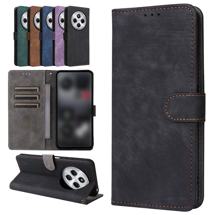 Redmi 14C �P�[�X �蒠�^ �J�o�[ �蒠�^PU���U�[�P�[�X �X�^���h�@�\ �X�g���b�v�z�[���t�� �֗��ȃJ�[�h���[�t�� ���� �V���I�~ ���b�h�~�[ 14C
