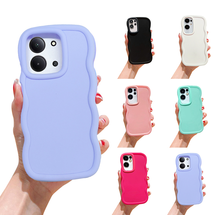 Redmi 15C 4G/5G �P�[�X �E�F�[�u �g�^ �Ȃ݂Ȃ� �P�[�X/�J�o�[ �ϏՌ� ���� �g�� TPU �\�t�g�P�[�X �X�g���b�v�� ���� ������ ���킢�� �V���v��