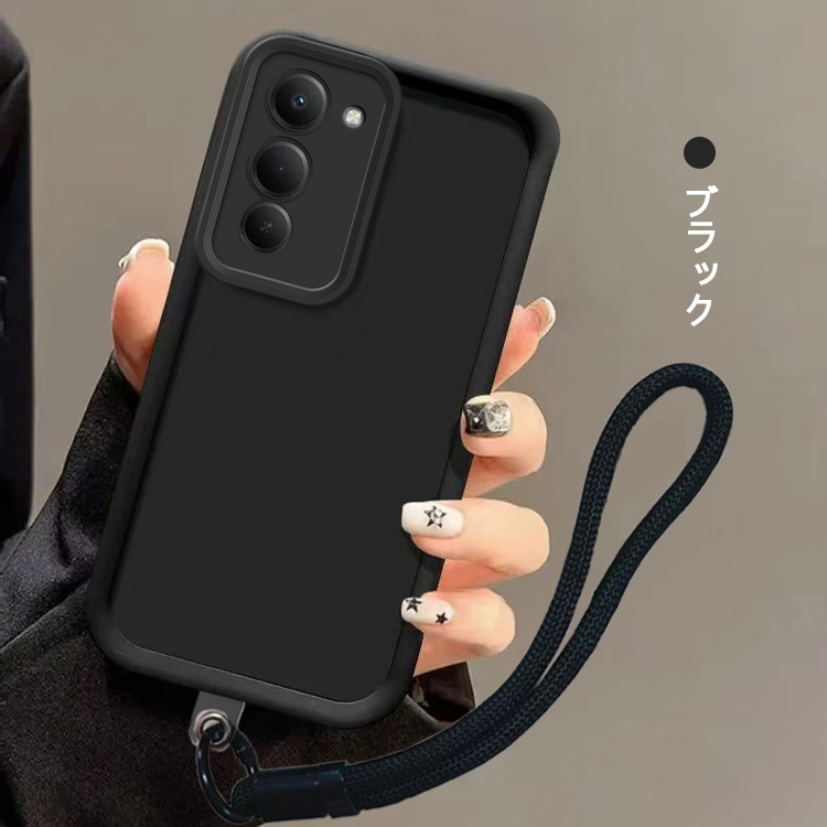 Redmi 15 5G ケース 耐衝撃 カバー ストラップ付き TPU ソフトケース