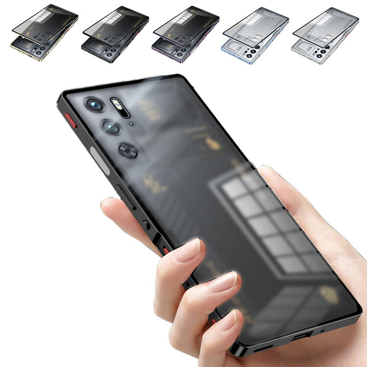 国内版 Redmagic 10 Pro 16/512gb 純正ケース付き REDMAGIC 10 Pro バンパー ケース Pro+ アルミバンパー 半透明