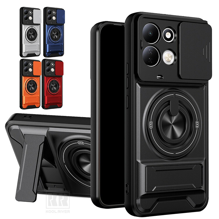 Redmi 17 4G/5G �P�[�X �ϏՌ� �J�o�[ �X���C�h���J���������Y�J�o�[�t�� �����Y�ی� �X�^���h�@�\ �����O�t�� 2�d�\�� �V���I�~ ���b�h�~�[17 ��������