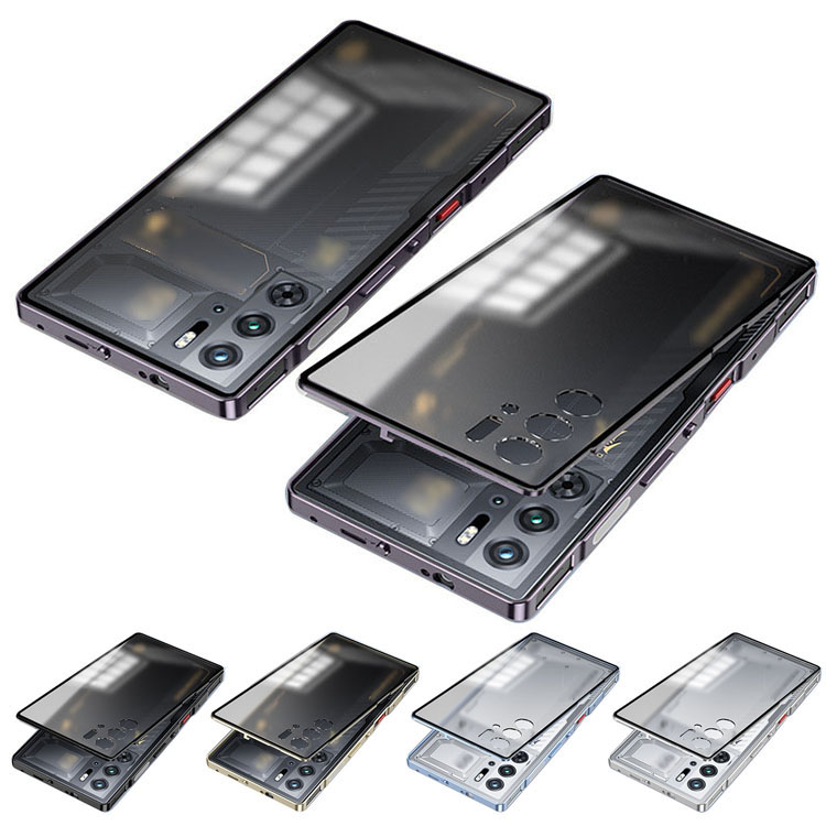 REDMAGIC 9 Pro �o���p�[ �P�[�X 9 Pro+ �A���~�o���p�[ ���������� ������ �}�b�g�d�l �w�ʃp�l�� (�A�N����) �J���������Y�J�o�[�t�� (�����K���X) Nubia