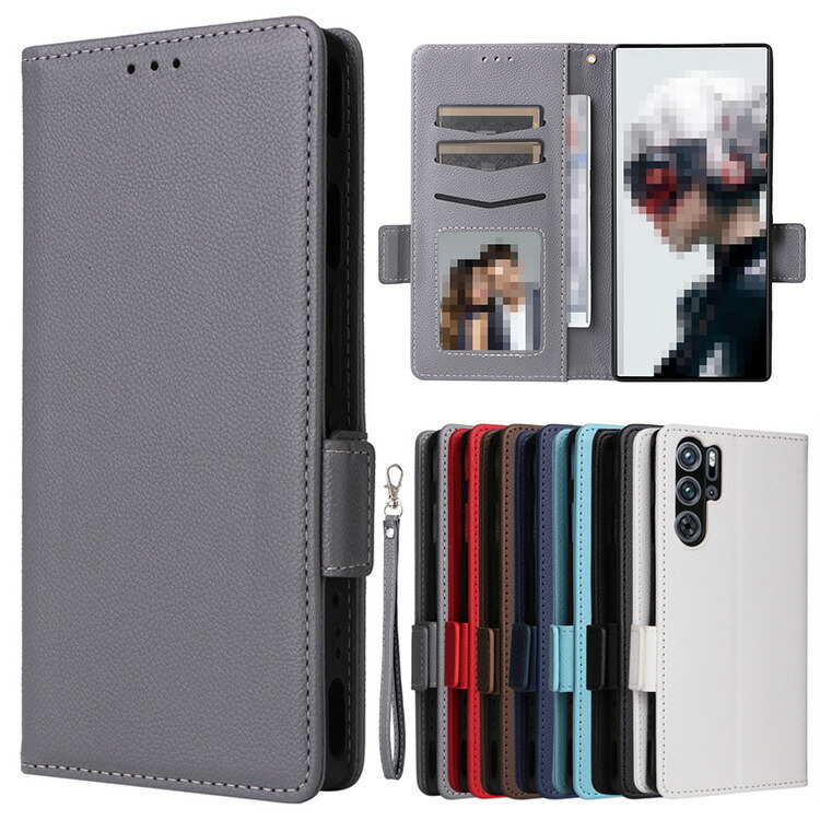 REDMAGIC 9 Pro �蒠�^ 9 Pro+ �J�o�[ PU���U�[ �蒠�^���U�[�P�[�X �X�g���b�v�t�� �X�^���h�@�\ �J�[�h���[ Nubia �k�r�A ���b�h�}�W�b�N9�v�� / 9�v��