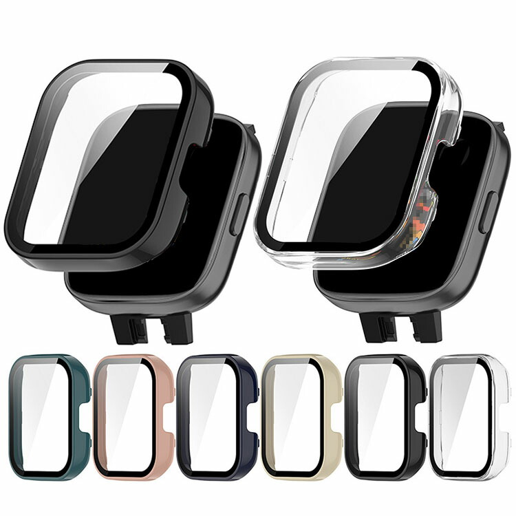 Redmi Watch 3 �P�[�X �J�o�[ �����K���X�i�K���X�t�B�����j�t�� �S�ʕی� �t���ی�P�[�X �V���I�~ ���b�h�~�E�H�b�`3 �P�F/�N���A �t�B�������