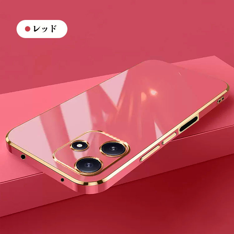 Redmi 12 5G ケース Note 12R カバー メッキ TPU ソフトケース 可愛い