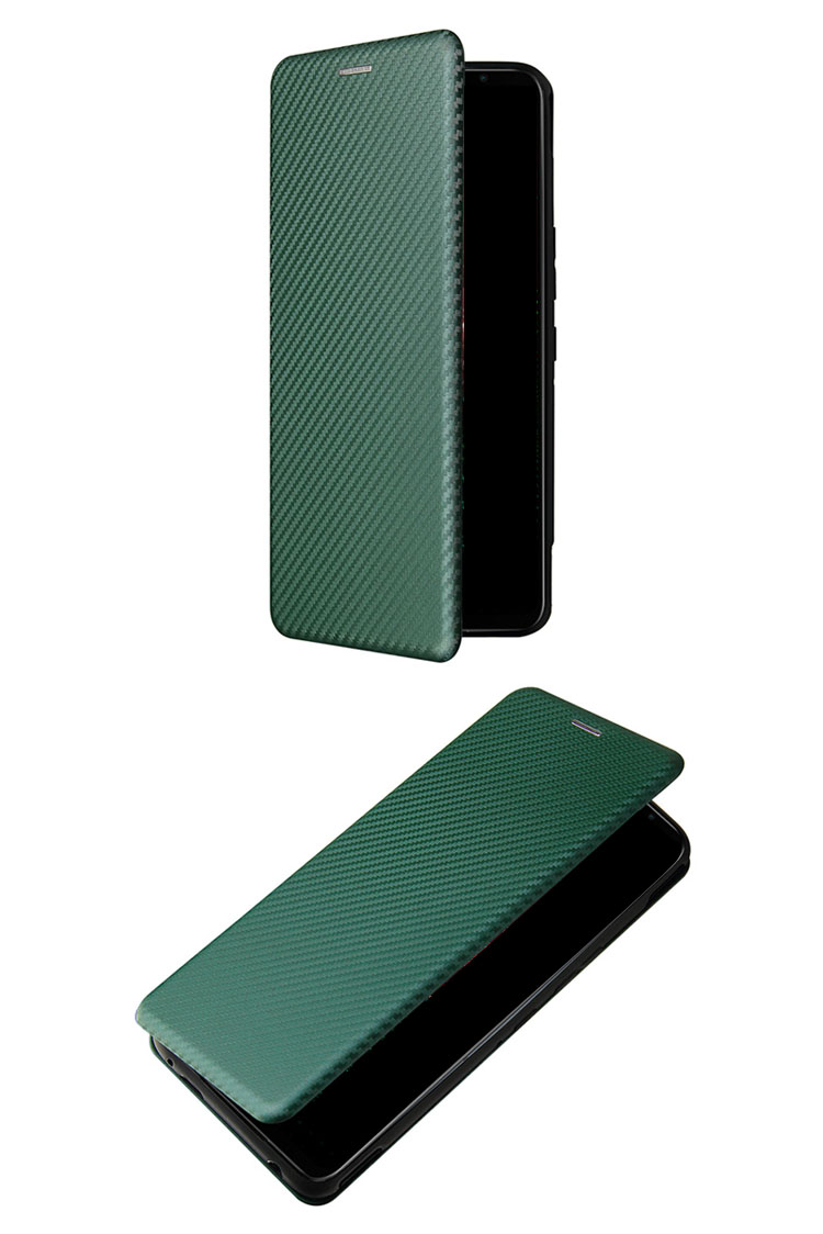 ASUS ROG Phone5/5s ケース 手帳型 かわいい シンプル カーボン調 スタンド機能 カード収納 PUレザー かわいいケース エイスース ROG Phone5 手帳型｜keitaiichiba｜04