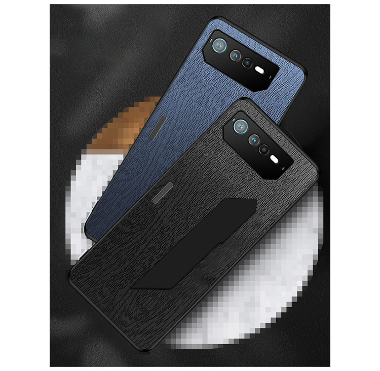 ASUS ROG Phone 6 ケース / カバー 木目 レザー調 エイスース