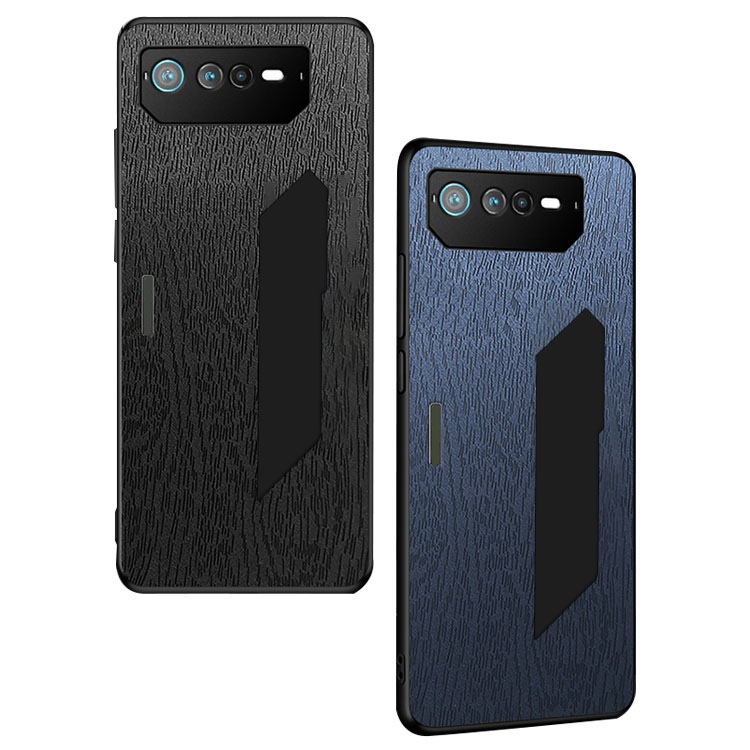 ASUS ROG Phone 6 ケース / カバー 木目 レザー調 エイスース