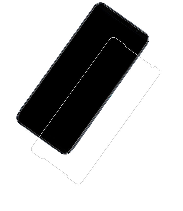ASUS ROG Phone 6 ガラスフィルム 2枚入り 強化ガラス 液晶保護 9H 液晶保護シート エイスース ROG Phone 6 液晶保護 ガラスシート 透明 画面保護｜keitaiichiba｜02