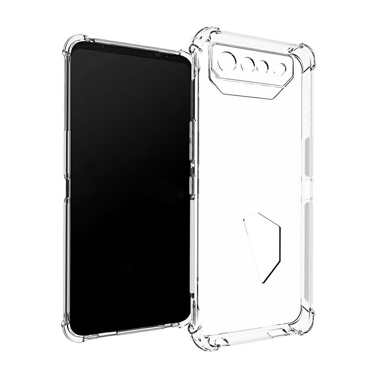 ASUS ROG Phone 7 �P�[�X �N���A �ϏՌ� �J�o�[ TPU ���� �p �ی� �R�[�i�[�o���p�[ �\�t�g�P�[�X �G�C�X�[�X ROG �t�H�� 7 �������� �������