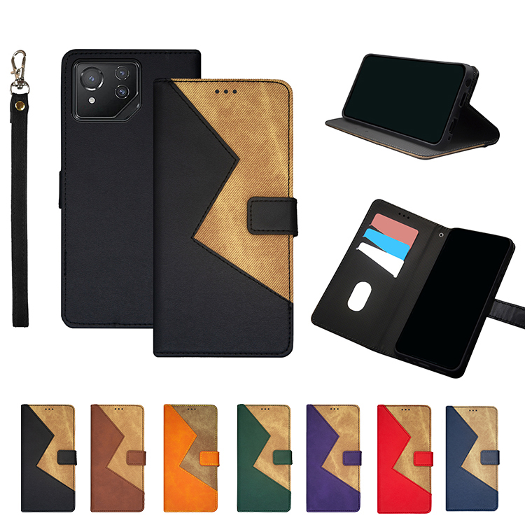 ROG Phone 8 �P�[�X ROG Phone 8 Pro �蒠�^ �J�o�[ PU���U�[ �蒠�^���U�[�P�[�X �X�g���b�v�t�� �X�^���h�@�\ �J�[�h���[ ASUS �G�C�X�[�X ASUS �G�C�X�[�X