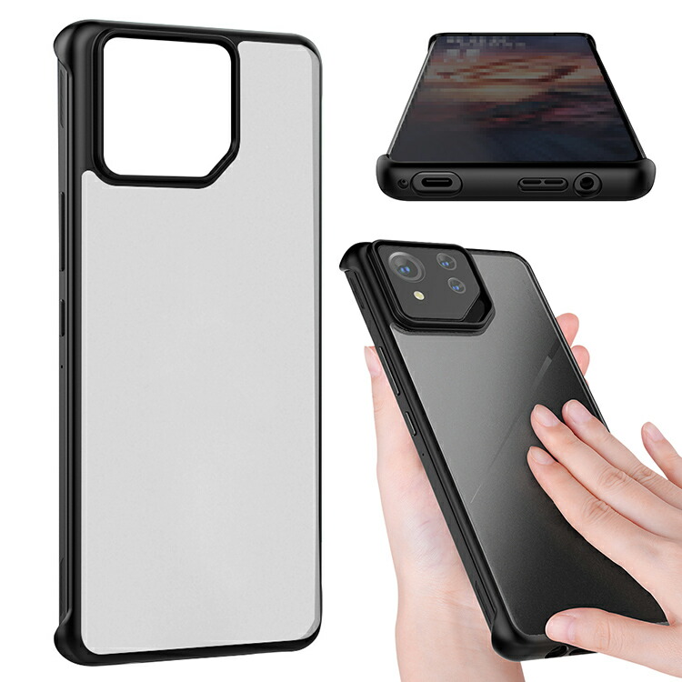 ROG Phone 8 �P�[�X ROG Phone 8 Pro �ϏՌ� �J�o�[ �V���v�� �w�ʔ����� �}�b�g�d�グ ������ TPU+�v���X�`�b�N ASUS �G�C�X�[�X ROG �t�H��8/8 �v��