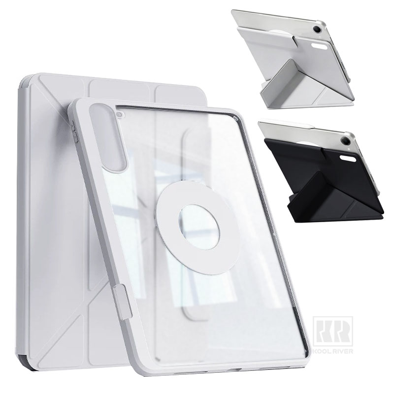 Insta REDMI Pad 2�Ή� 9.7 �P�[�X �I�[�g�X���[�v�@�\�t�� �蒠�^ �J�o�[ PU���U�[+ �v���X�`�b�N 360°��] ���O���\ �}�O�l�b�g���J�o�[ �y�����[