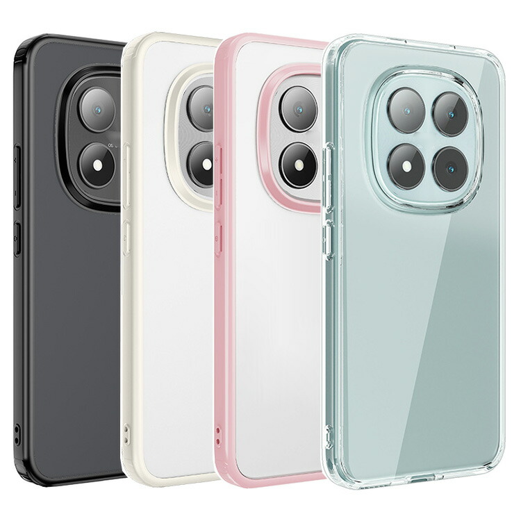 Redmi Note 15 �P�[�X Note 15 Pro/Note 15 Pro+ �J�o�[ ������ �}�b�g TPU+�v���X�`�b�N Qi���C�����X�[�d�Ή� �X�g���b�v�z�[���t�� ���� �V���I�~