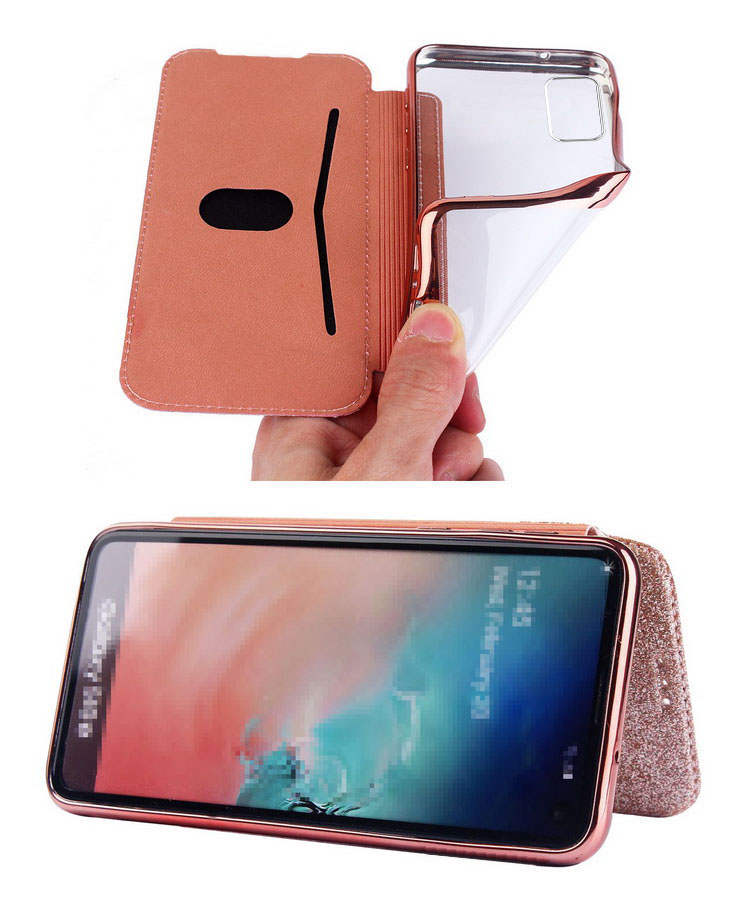 Galaxy S20/S20+ / S20 Ultra ケース/カバー 手帳型 エレガント ラメ