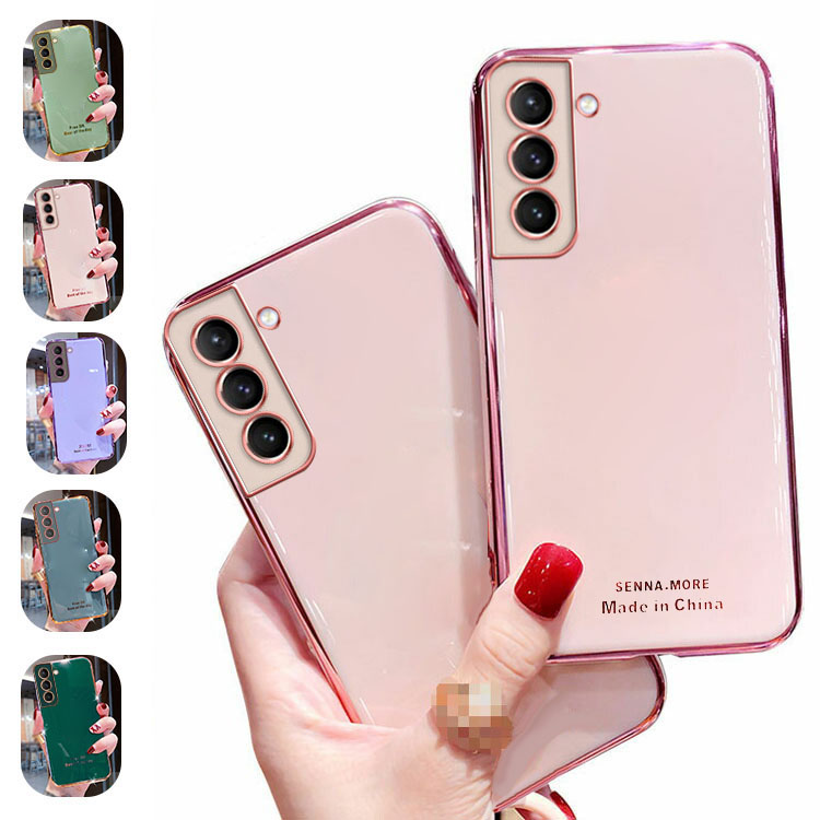 Galaxy S21/S21+/S21 Ultra �P�[�X �X�g���b�v�z�[���t�� �����݃J���[ ���킢�� ���b�L ���f�B�[�X �y�� ���^ �V���v�� �j���A���X�J���[