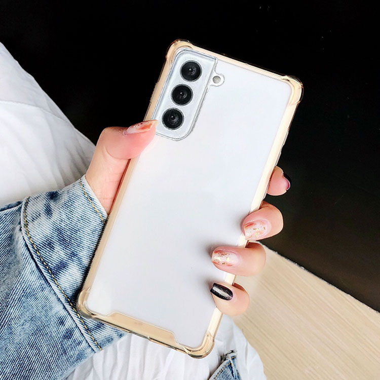 Galaxy S22/S22＋/S22 Ultra ケース 耐衝撃 カバー 背面透明