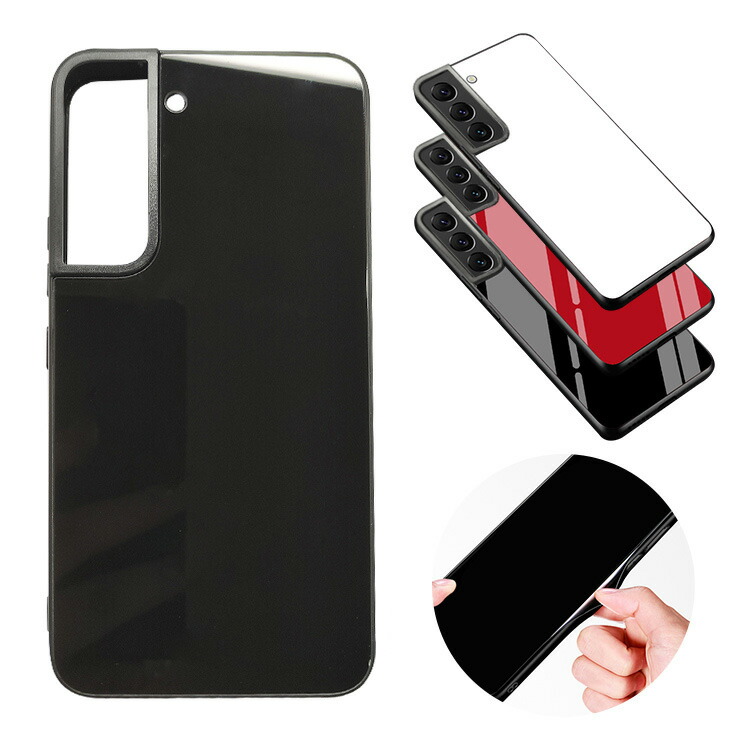 Galaxy S22/S22�{/S22 Ultra �P�[�X/�J�o�[ TPU �w�ʋ����K���X ���������� �M�����N�V�[ S22/S22 �v���X/S22 �E���g�� �E���g�� �P�[�X �Ռ��z��
