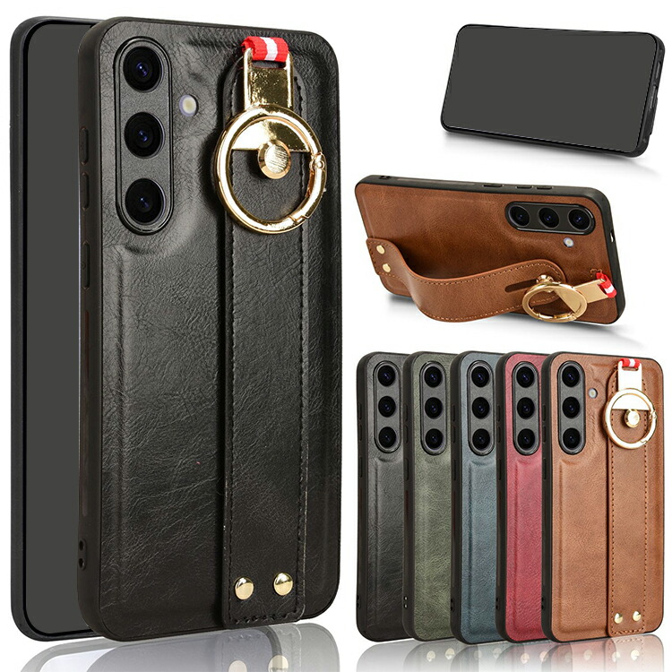 Galaxy S24 �P�[�X S24+/S24 Ultra �J�o�[ �l�b�N�X�g���b�v�t�� �X�^���h�@�\ �����O�t�� ������ �x���g �X�^���h�@�\ �����h�~�x���g �Ў葀�� �����