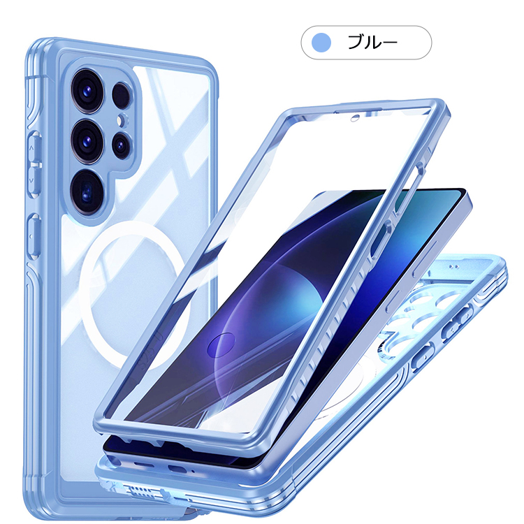 Galaxy S25 ケース S25+/S25 Ultra カバー カメラ保護あり クリア 背面