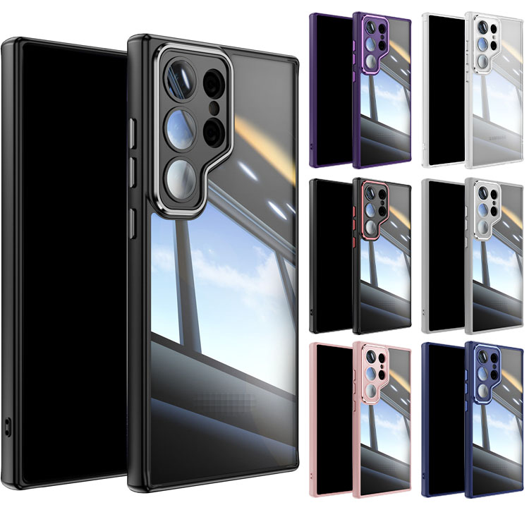 Galaxy S25 �N���A�P�[�X S25+ S25 Ultra �ϏՌ� �J�o�[ �N���A ���� �X�g���b�v�z�[���t�� �V���v�� �w�ʃP�[�X Samsung �T���X�� �M�����N�V�[ S25/S25
