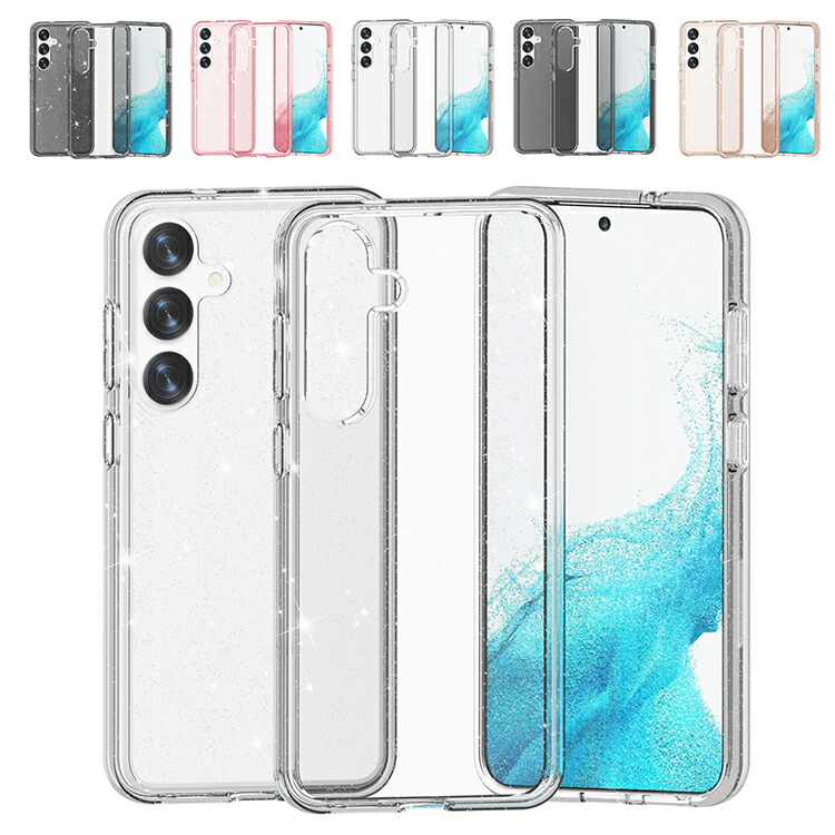 Galaxy S25 �P�[�X �N���A  S25+/S25 Ultra �J�o�[ �N���A ���� TPU+�v���X�`�b�N �O���b�^�[ ���炫�� �w�ʃP�[�X Samsung �T���X��