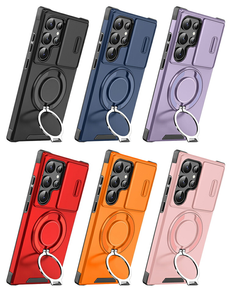Galaxy S25 ケース 耐衝撃 S25+ Ultra カバー マグネット式車載ホルダ