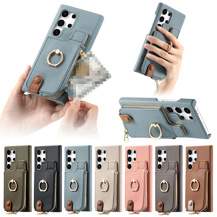 Galaxy S25 �P�[�X S25+/S25 Ultra �J�o�[  PU���U�[ �J�[�h���[ �t�@�X�i�[�t���|�P�b�g �X�^���h�@�\ Samsung �T���X�� �M�����N�V�[ S25/S25