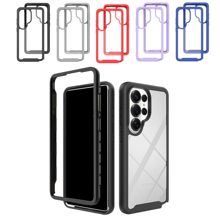 Galaxy S26 �P�[�X/�J�o�[  S26+/S26 Ultra  �N���A �w�ʓ��� �x�[���ی�  �O��ی� �t�� �p �ی� �R�[�i�[�o���p�[ �J�o�[ Samsung �T���X�� �M�����N�V�[