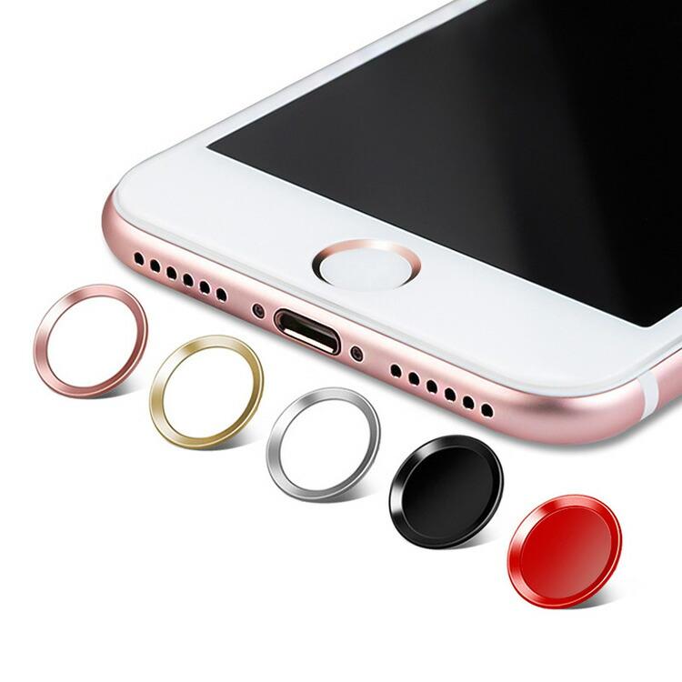 iPhone SE 第3世代/第2世代 ホームボタンリング 指紋認証対応 TouchID ホームボタン 保護 メタルリング カラーリング タッチID アイフォン SE3 2022/SE2｜keitaiichiba