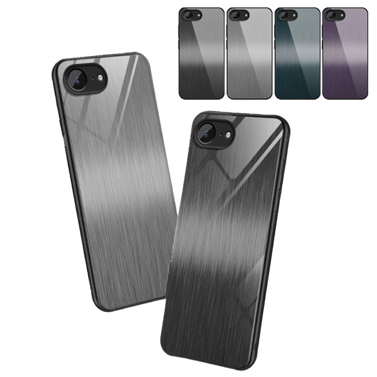 iPhone16e �P�[�X / �J�o�[ TPU �O���f�[�V���� �w�A���C���X�g���C�v �w�ʋ����K���X Apple �A�b�v�� �A�C�t�H�� 16e 2025�N���f�� �������� �������