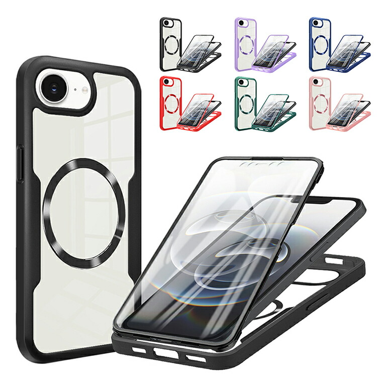 iPhone17e / iPhone16eクリア ケース/カバー クリア 背面透明 両面