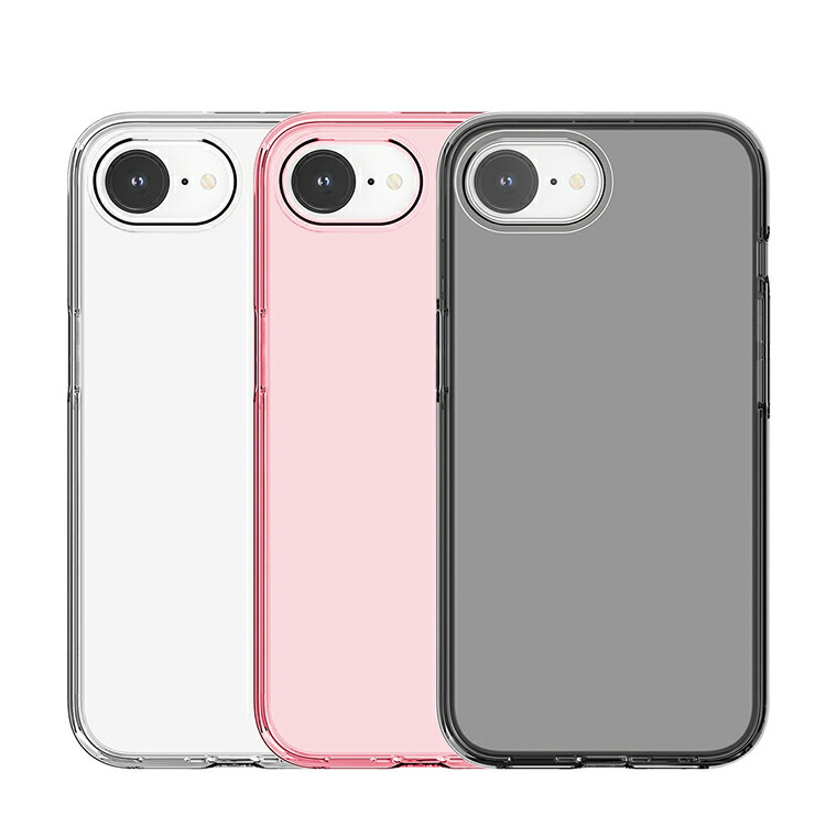 iPhone17e / iPhone16e �N���A  ���� ����TPU+ �w�ʃv���X�`�b�N �X�g���b�v�� �V���v�� �X�g���b�v�z�[���t�� Apple �A�b�v��