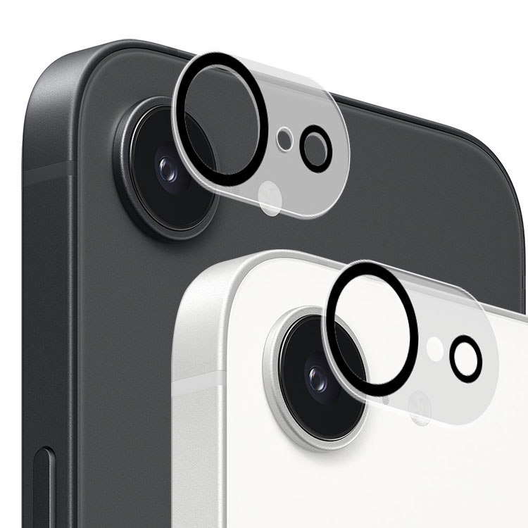 iPhone16e カメラレンズ ガラスフィルム カメラカバー 2枚入り カメラ
