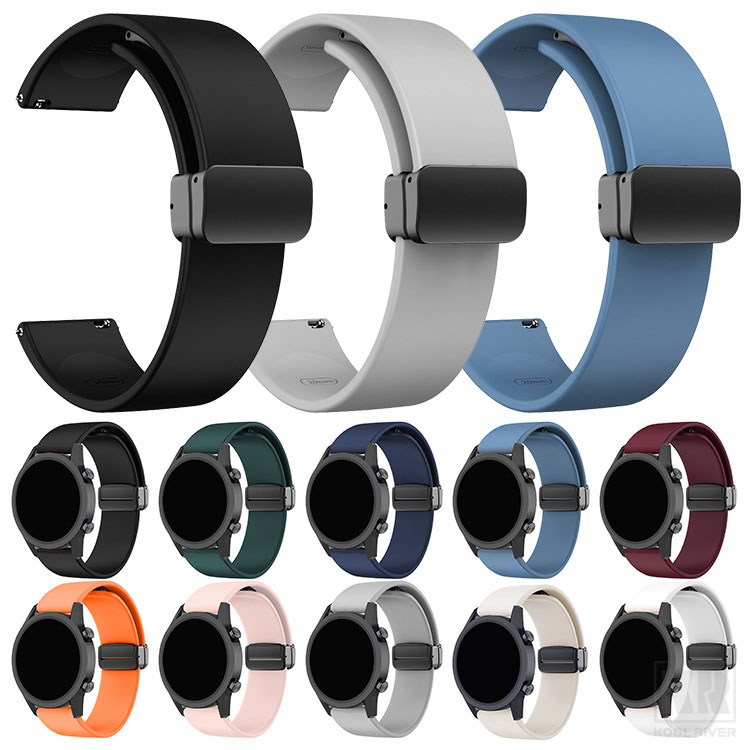 ���炾���C�g Watch MH-W01 �o���h �x���g �}�O�l�b�g�t�� ���C�t�� �V���R�� �o���h�� 20mm �������X�g�o���h/�����o���h/�����x���g ���� ������