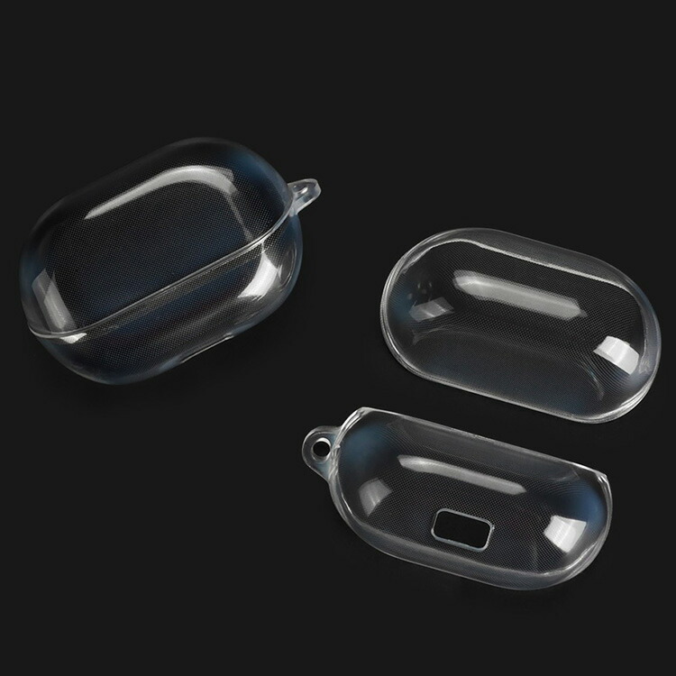 SoundPEATS H3 クリアケース 透明 TPU シンプル カラビナ付き 保護